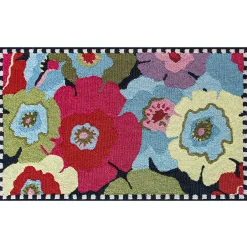 MacKenzie-Childs Always Flowers Indoor/Outdoor Rug - 2'3 x 3'9| Spring|Outdoor