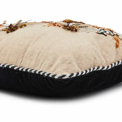 MacKenzie-Childs Autumn Frost Beaded Pumpkin Lumbar Pillow| Pumpkins|The Fall Shop