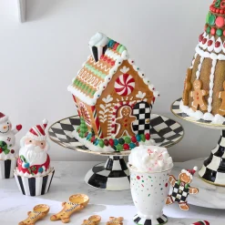 MacKenzie-Childs Bake Shop Gingerbread House Cookie Jar| Holiday|Kitchen Storage & Organization