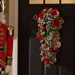 MacKenzie-Childs Bake Shop Illuminated Swag| Holiday|Greenery & Florals