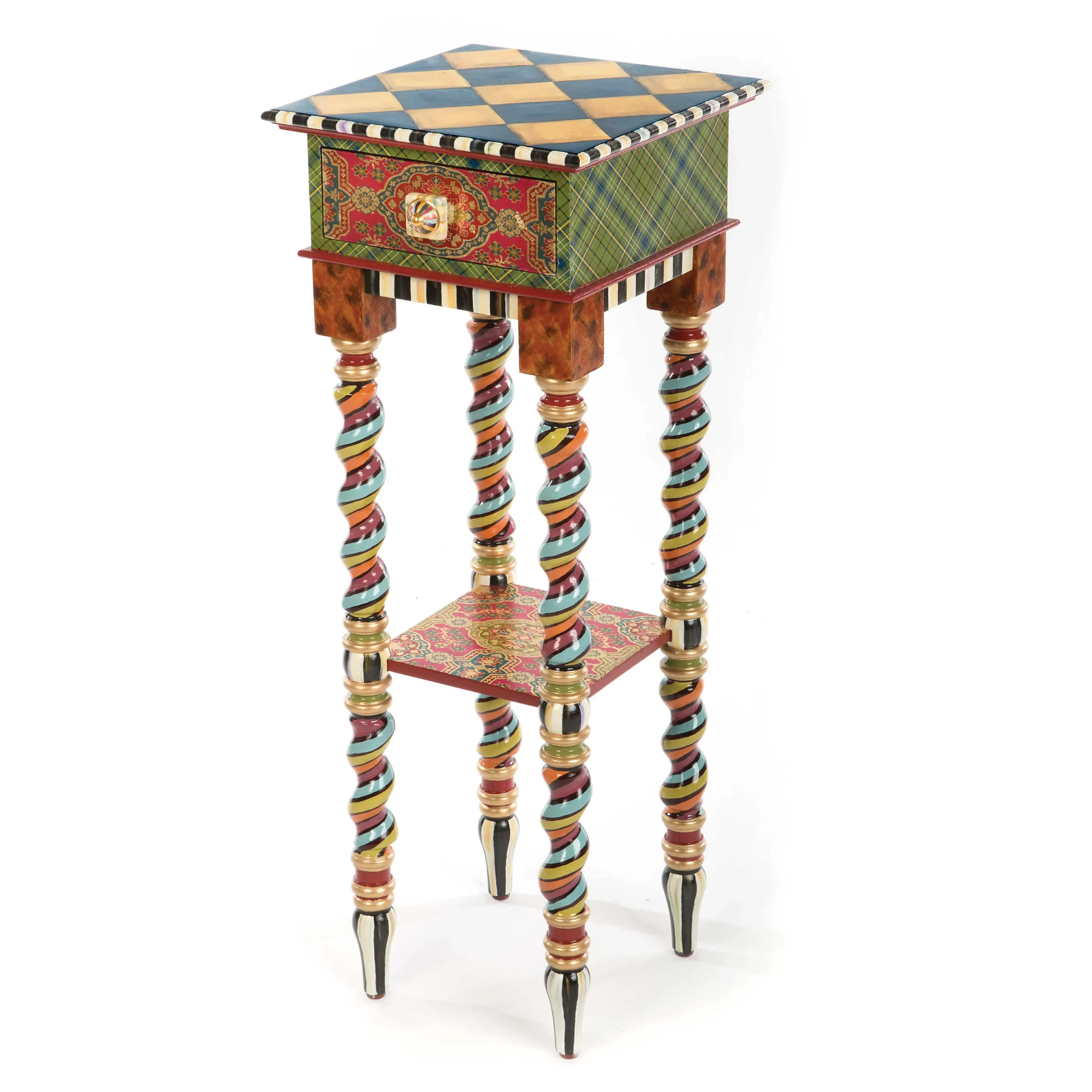 MacKenzie-Childs Barley Twist Table - Tall| Living Room