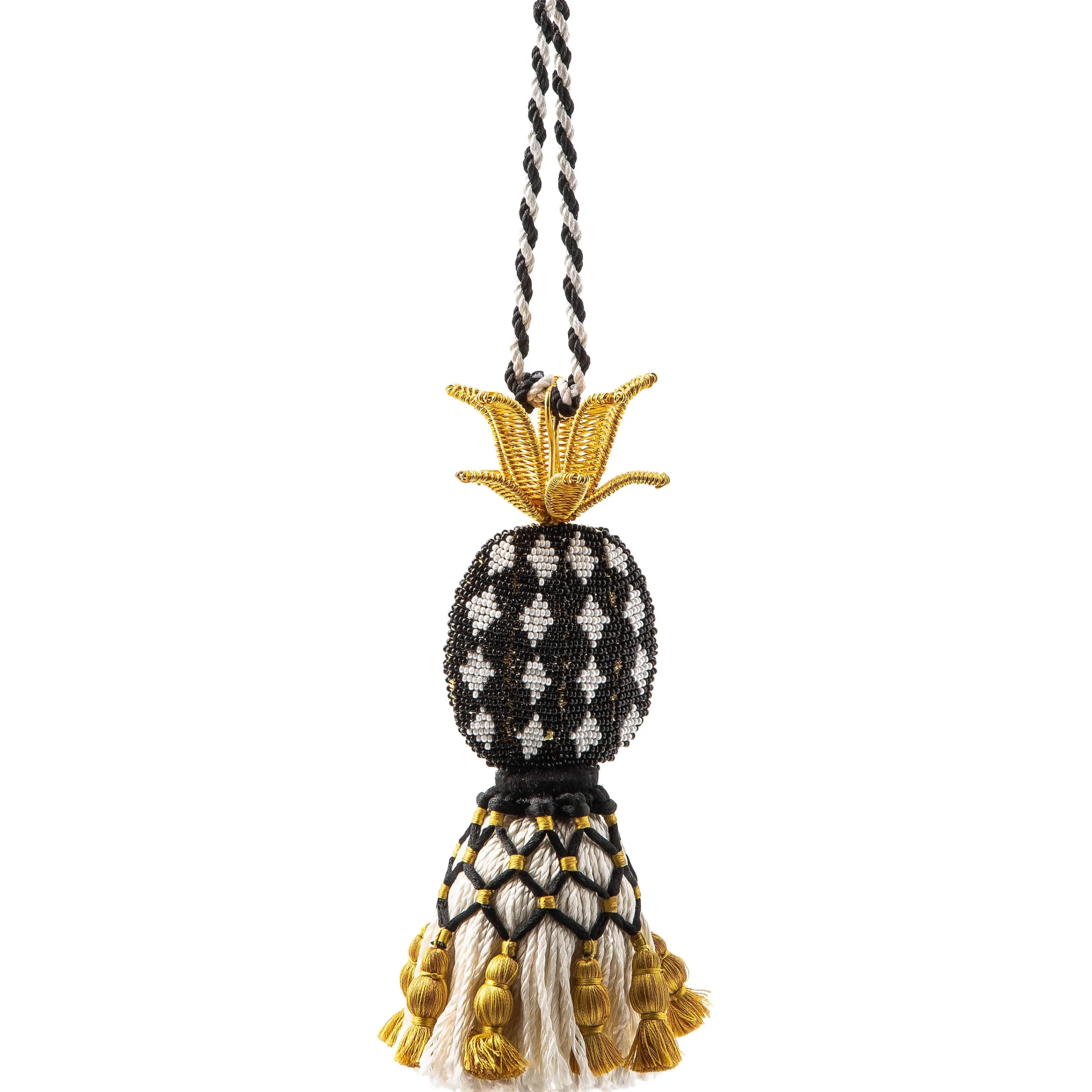 MacKenzie-Childs Beaded Pineapple Tassel| Spring|Finishing Touches