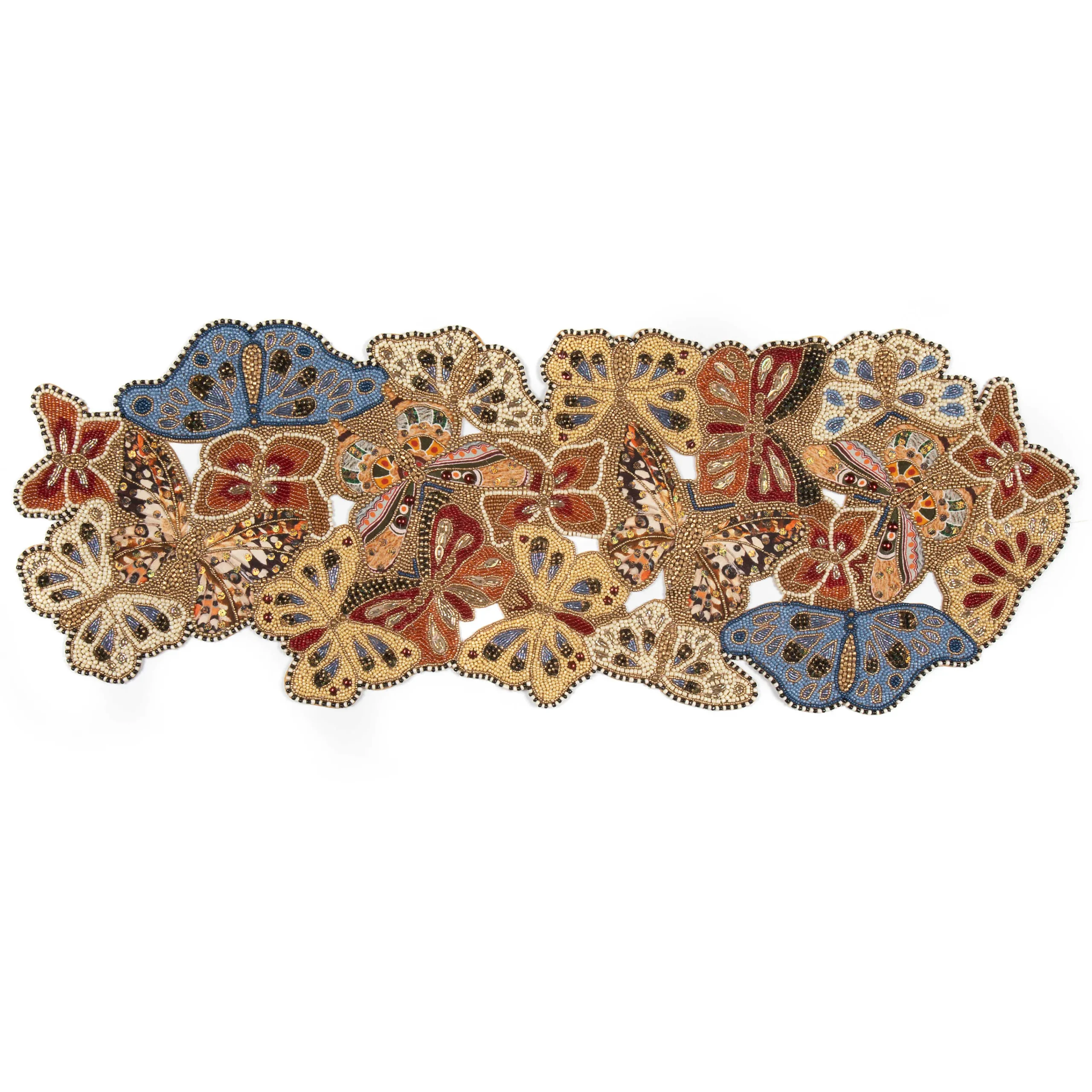 MacKenzie-Childs Beautifly Beaded Runner| Kitchen & Table Linens