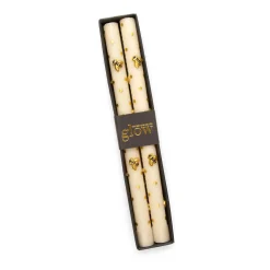 MacKenzie-Childs Bee Gold Dinner Candles, Set of 2| Spring|Candles & Fragrances