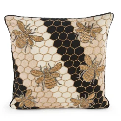 MacKenzie-Childs Beekeeper Throw Pillow| Pillows, Throws, & Cushions