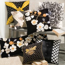 MacKenzie-Childs Beekeeper Throw Pillow| Pillows, Throws, & Cushions