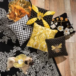 MacKenzie-Childs Beekeeper Throw Pillow| Pillows, Throws, & Cushions