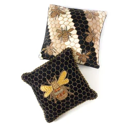 MacKenzie-Childs Beekeeper Throw Pillow| Pillows, Throws, & Cushions