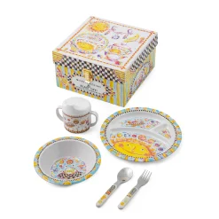 MacKenzie-Childs Blast Off! Toddler's Dinnerware Set| Accessories|Kitchen & Dining Sets