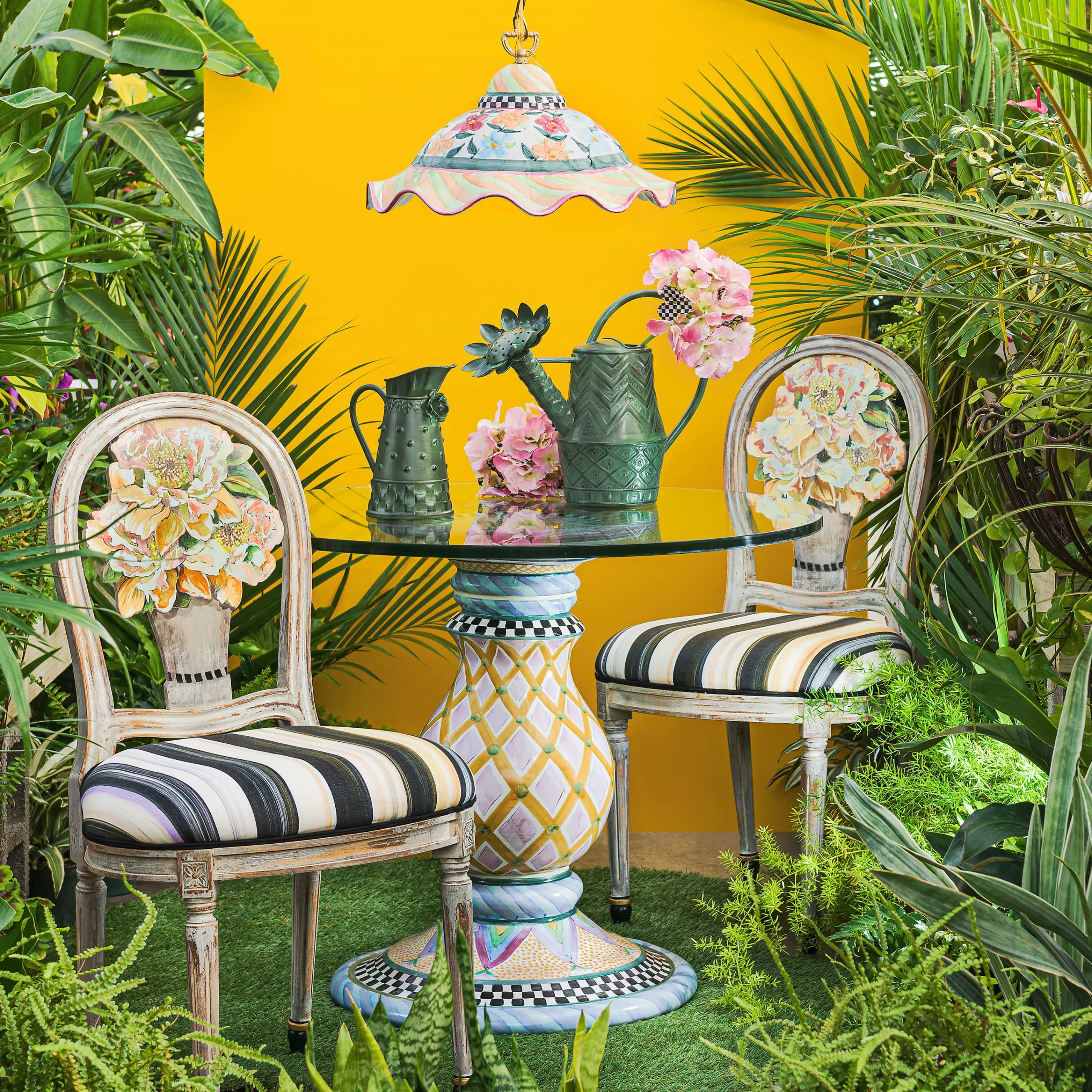 MacKenzie-Childs Blooming Dining Chair| Dining Room & Kitchen