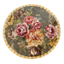 MacKenzie-Childs Bloomsbury Garden 6' Round Rug| Rugs