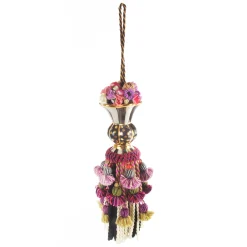 MacKenzie-Childs Botanica Ceramic Tassel| Finishing Touches|Room Accents