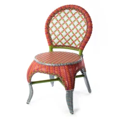 MacKenzie-Childs Breezy Poppy Outdoor Cafe Chair| Outdoor|Spring