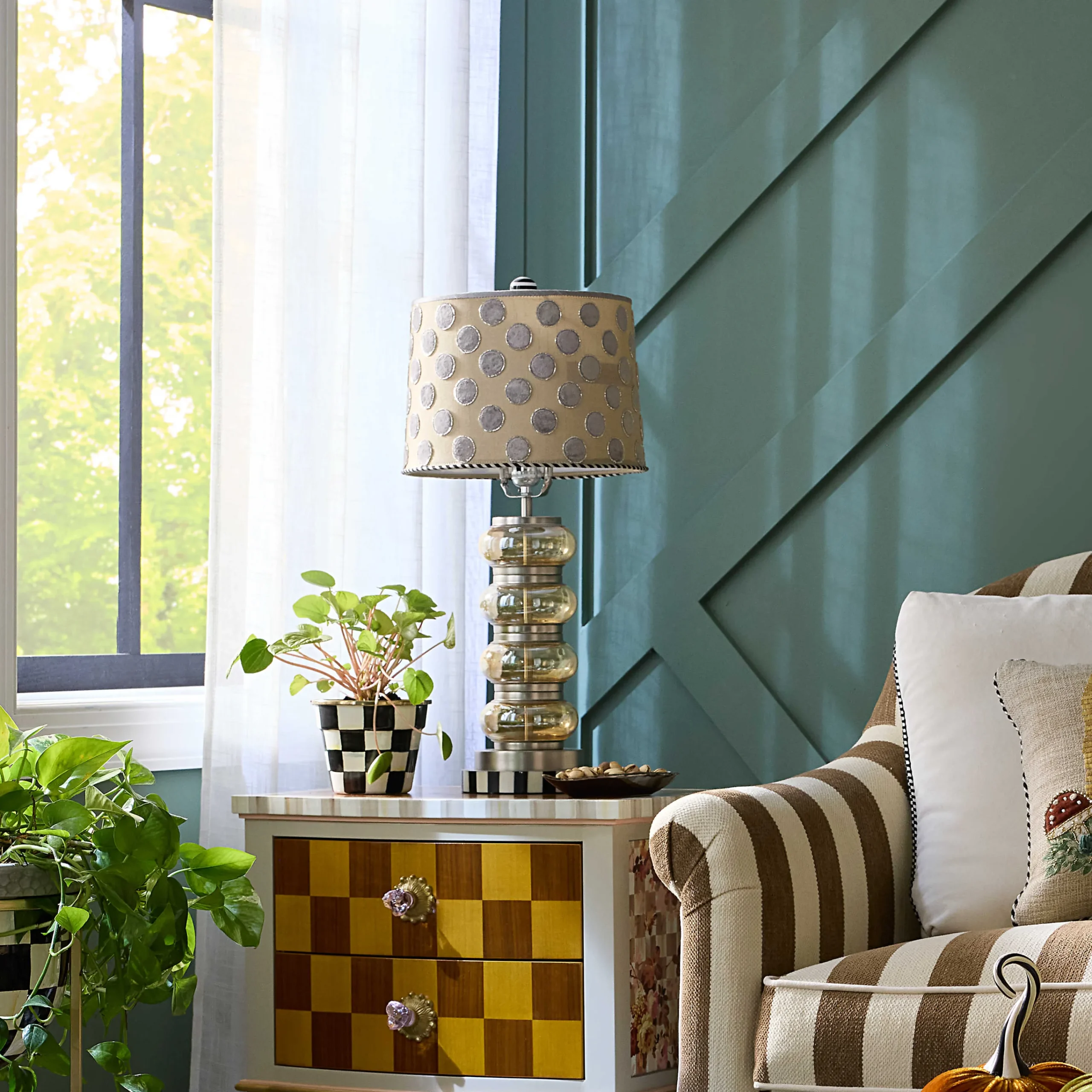 MacKenzie-Childs Bubbles Table Lamp| Lighting