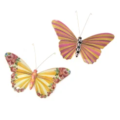 MacKenzie-Childs Butterfly Duo Wall Decor - Garden| Room Accents