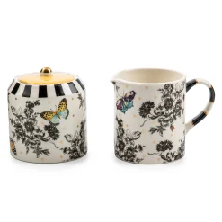MacKenzie-Childs Butterfly Toile Creamer Sugar Set| Spring|The Coffee Shop