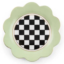 MacKenzie-Childs Butterfly Toile Pistachio Dinner Plate| Spring|Dinnerware & Flatware