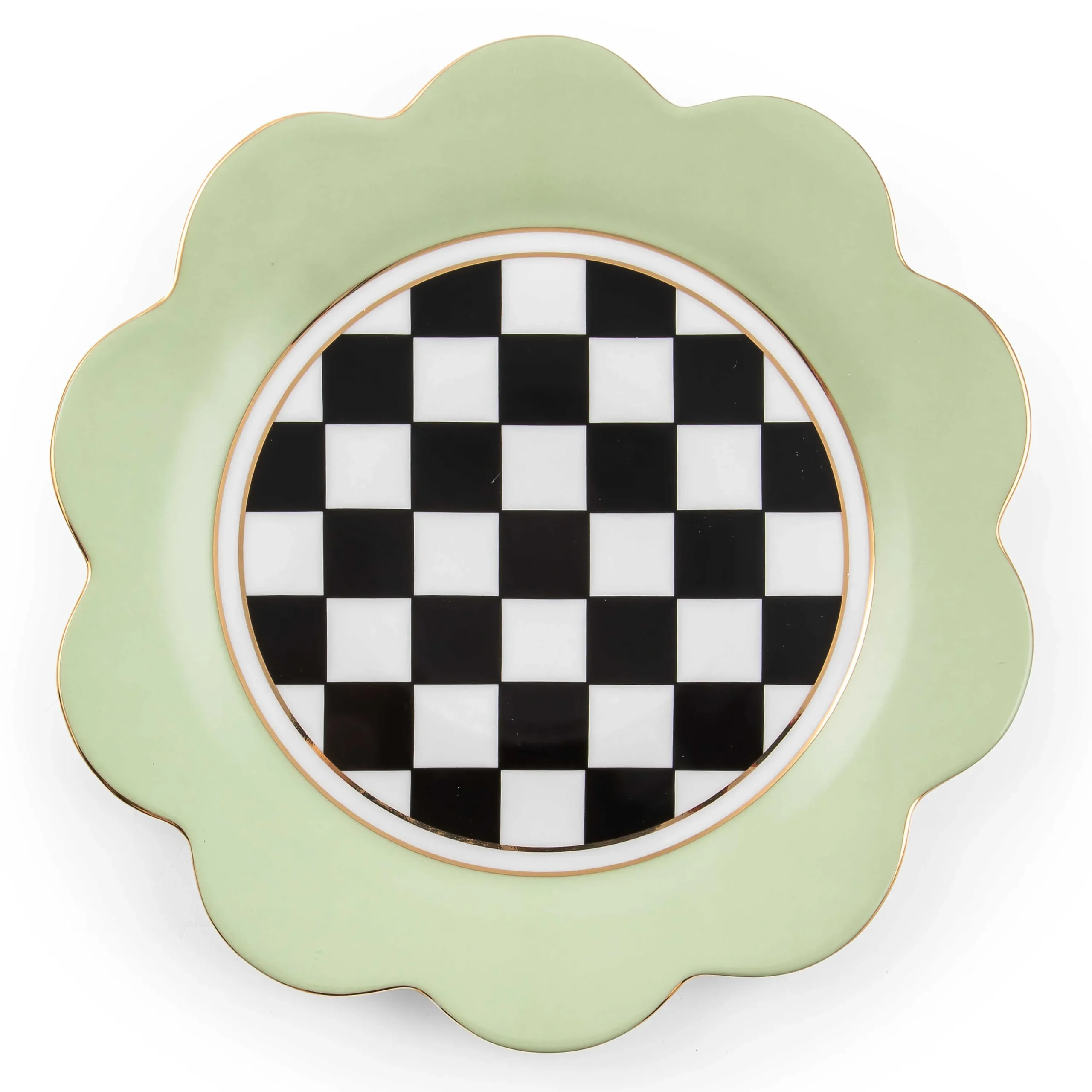 MacKenzie-Childs Butterfly Toile Pistachio Dinner Plate| Spring|Dinnerware & Flatware