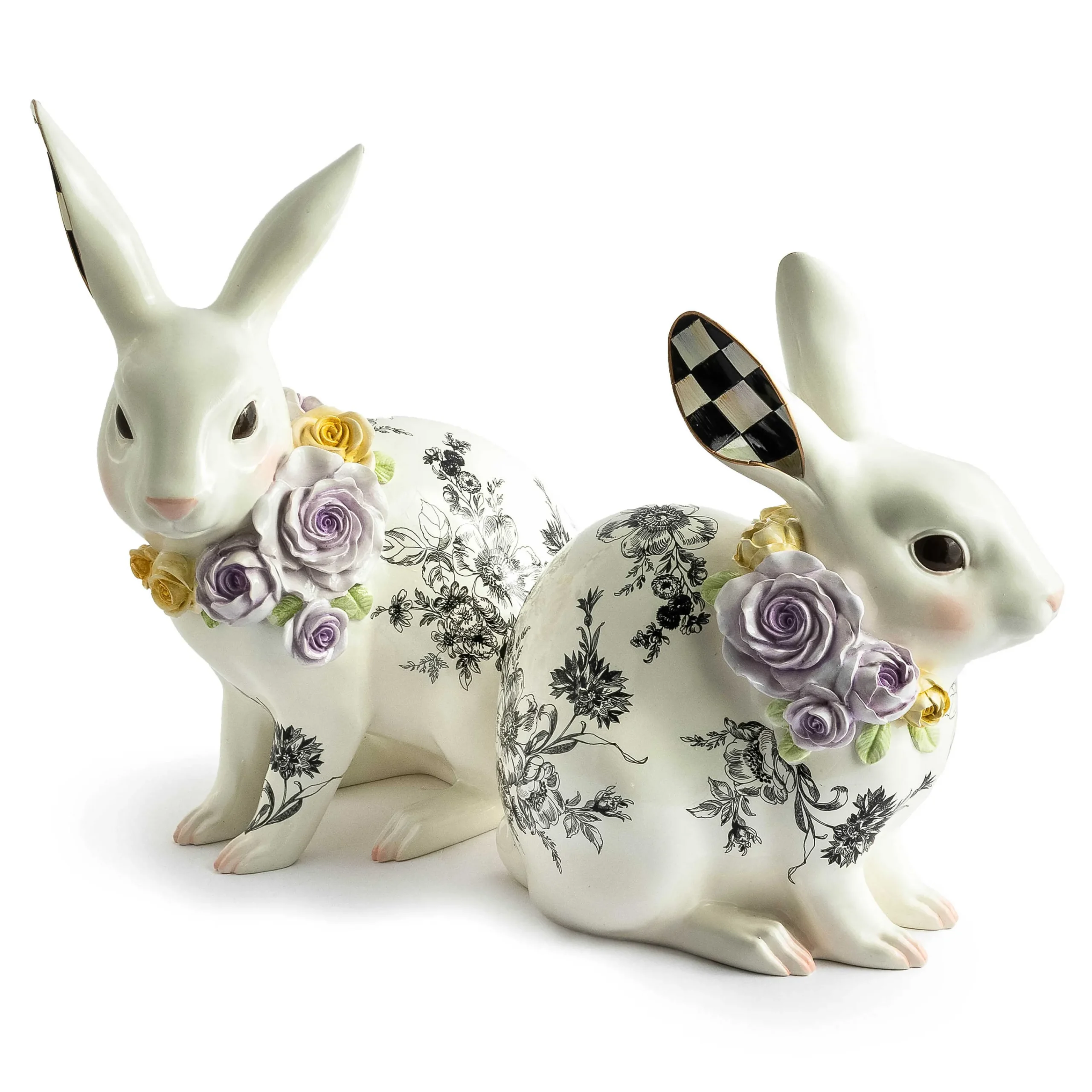 MacKenzie-Childs Butterfly Toile Short Rabbit| Easter|Spring