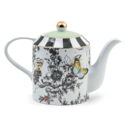 MacKenzie-Childs Butterfly Toile Teapot| Spring|Serveware