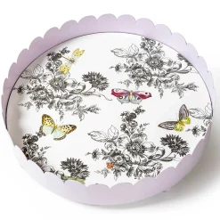 MacKenzie-Childs Butterfly Toile Tray| Spring|Bar Entertaining