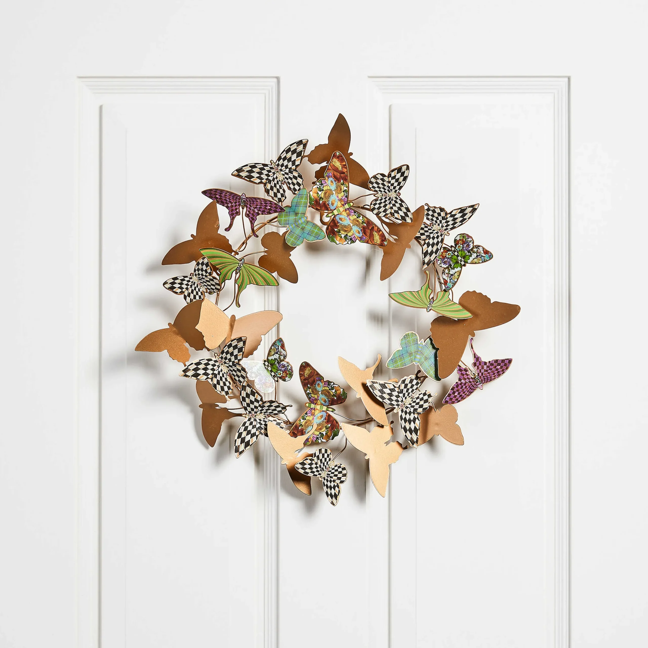 MacKenzie-Childs Butterfly Wreath| Spring|Greenery & Florals