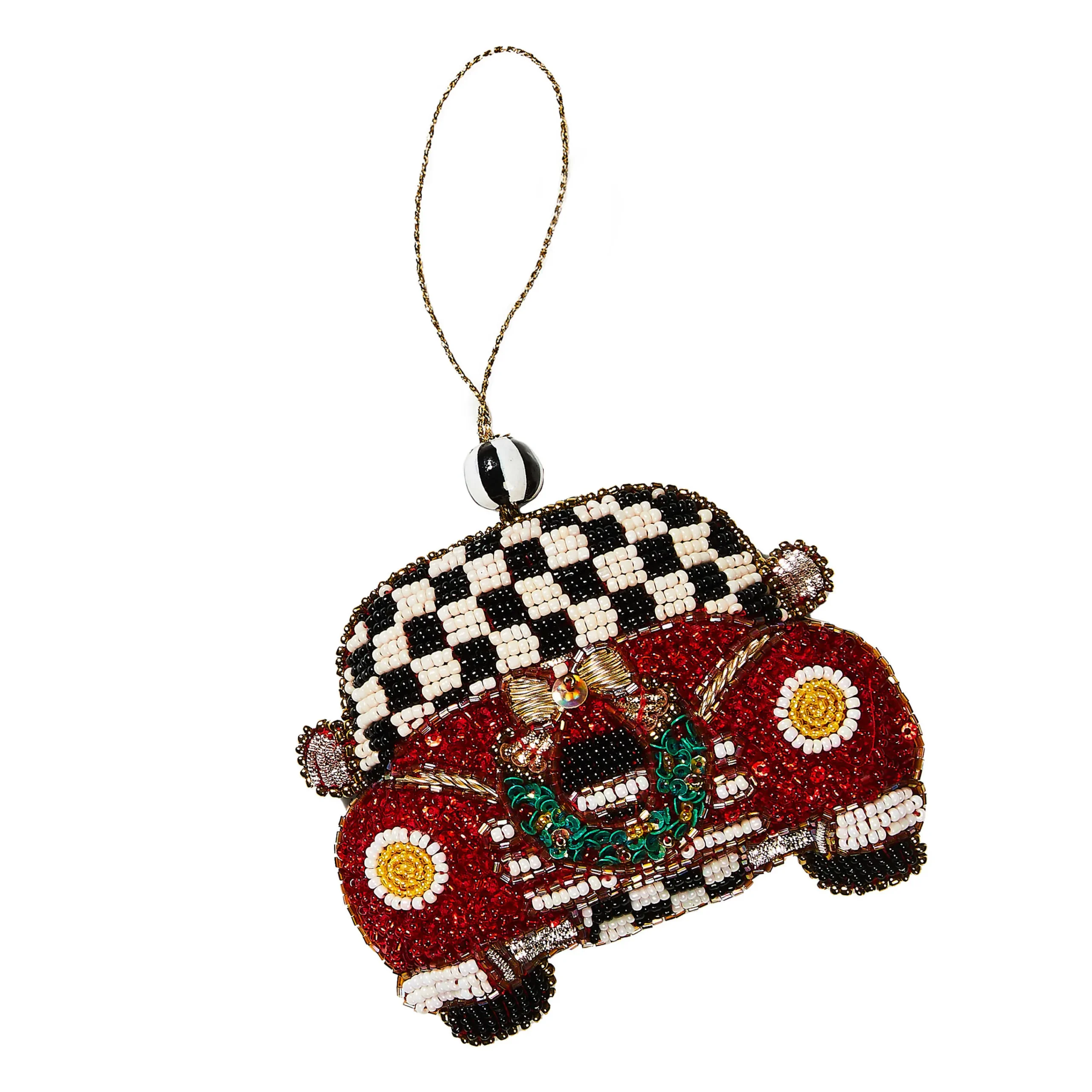 MacKenzie-Childs Car Beaded Ornament| Holiday