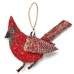 MacKenzie-Childs Cardinal Beaded Ornament| Holiday