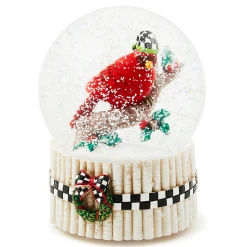 MacKenzie-Childs Cardinal Snow Globe| Holiday|Room Accents