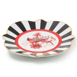 MacKenzie-Childs Cardinal Toile Bread Butter Plate| Holiday|Dinnerware & Flatware