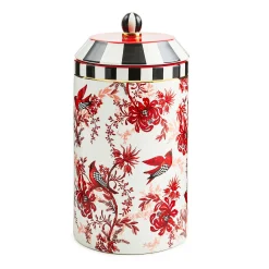MacKenzie-Childs Cardinal Toile Canister| Kitchen Storage & Organization