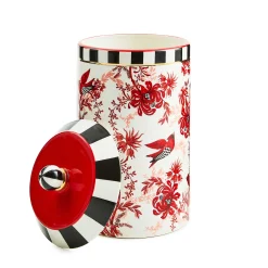 MacKenzie-Childs Cardinal Toile Canister| Kitchen Storage & Organization