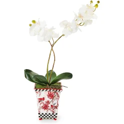 MacKenzie-Childs Cardinal Toile Large Orchid| Holiday|Greenery & Florals