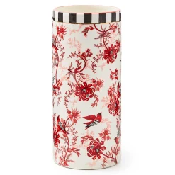 MacKenzie-Childs Cardinal Toile Tall Vase| Room Accents