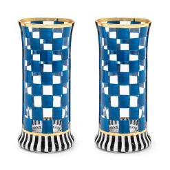 MacKenzie-Childs Carnival Royal Highball Glass, Set of 2| Holiday|Drinkware