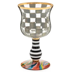 MacKenzie-Childs Carnival Sterling Wine Glass| Drinkware|Bar Entertaining