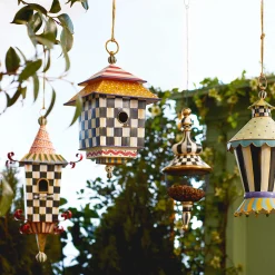 MacKenzie-Childs Check It Out Birdhouse| Spring|Outdoor