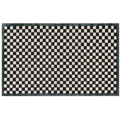 MacKenzie-Childs Check It Out Emerald 3' x 5' Rug| Rugs