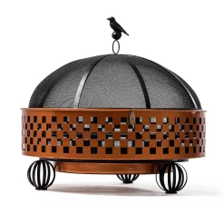 MacKenzie-Childs Check It Out Fire Pit| Outdoor|Spring