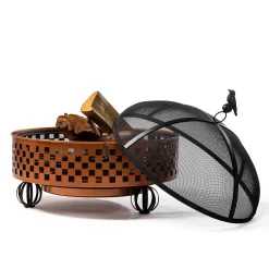 MacKenzie-Childs Check It Out Fire Pit| Outdoor|Spring
