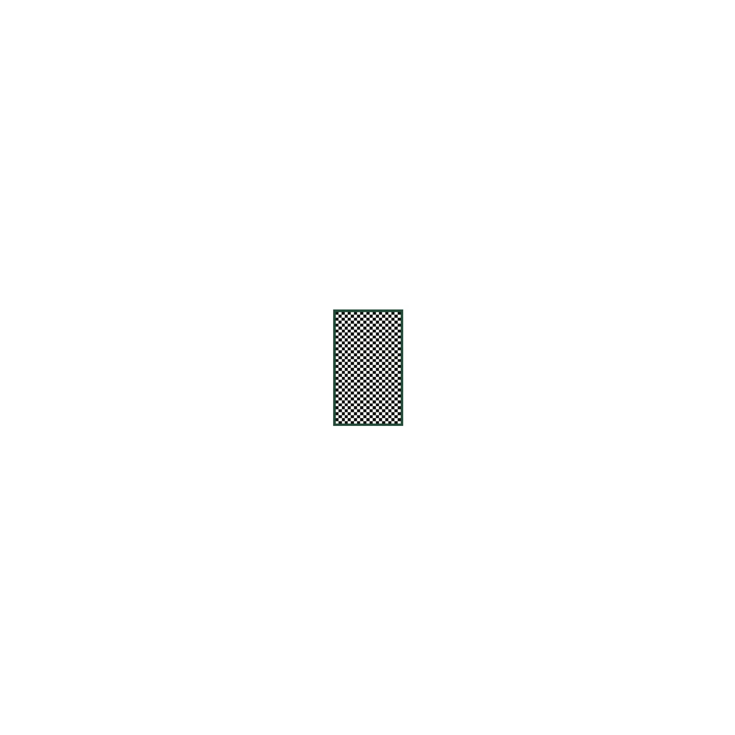 MacKenzie-Childs Check It Out Rug Emerald 2'6 x 8' Runner| Rugs