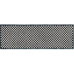 MacKenzie-Childs Check It Out Rug Emerald 2'6 x 8' Runner| Rugs