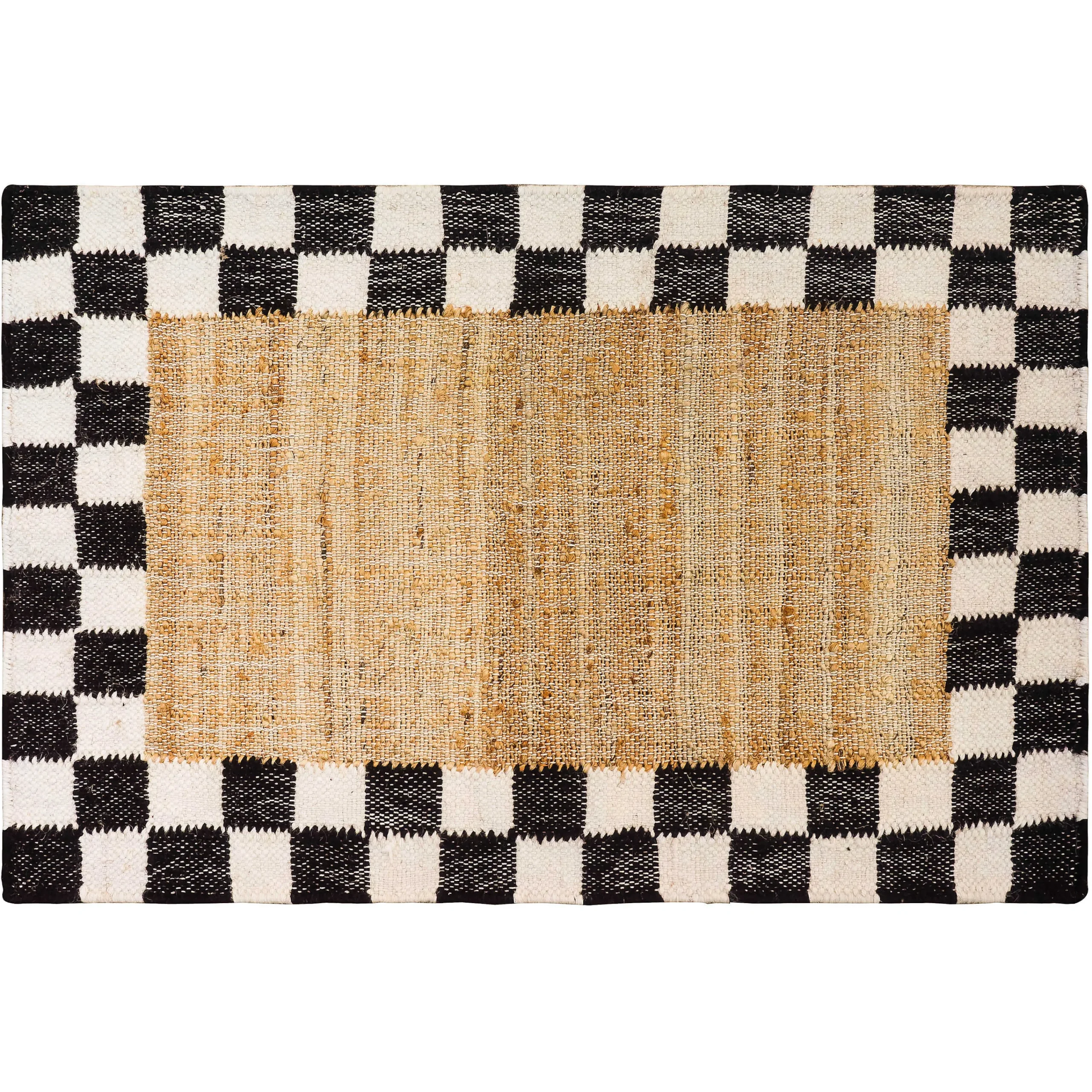 MacKenzie-Childs Check Jute 2' x 3' Rug| Rugs