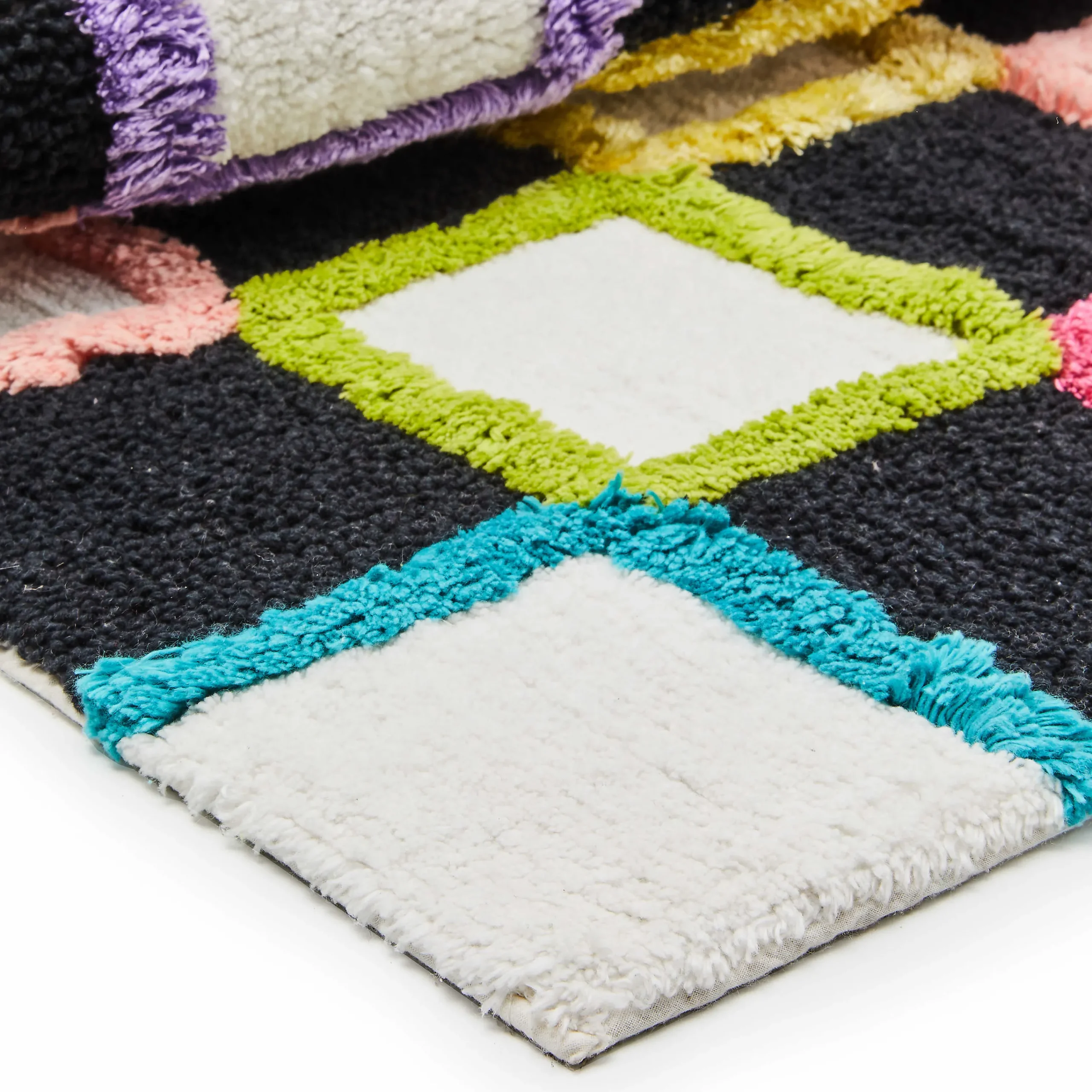 MacKenzie-Childs Check Multi Color Bath Rug| Bath & Bath Accessories|Rugs