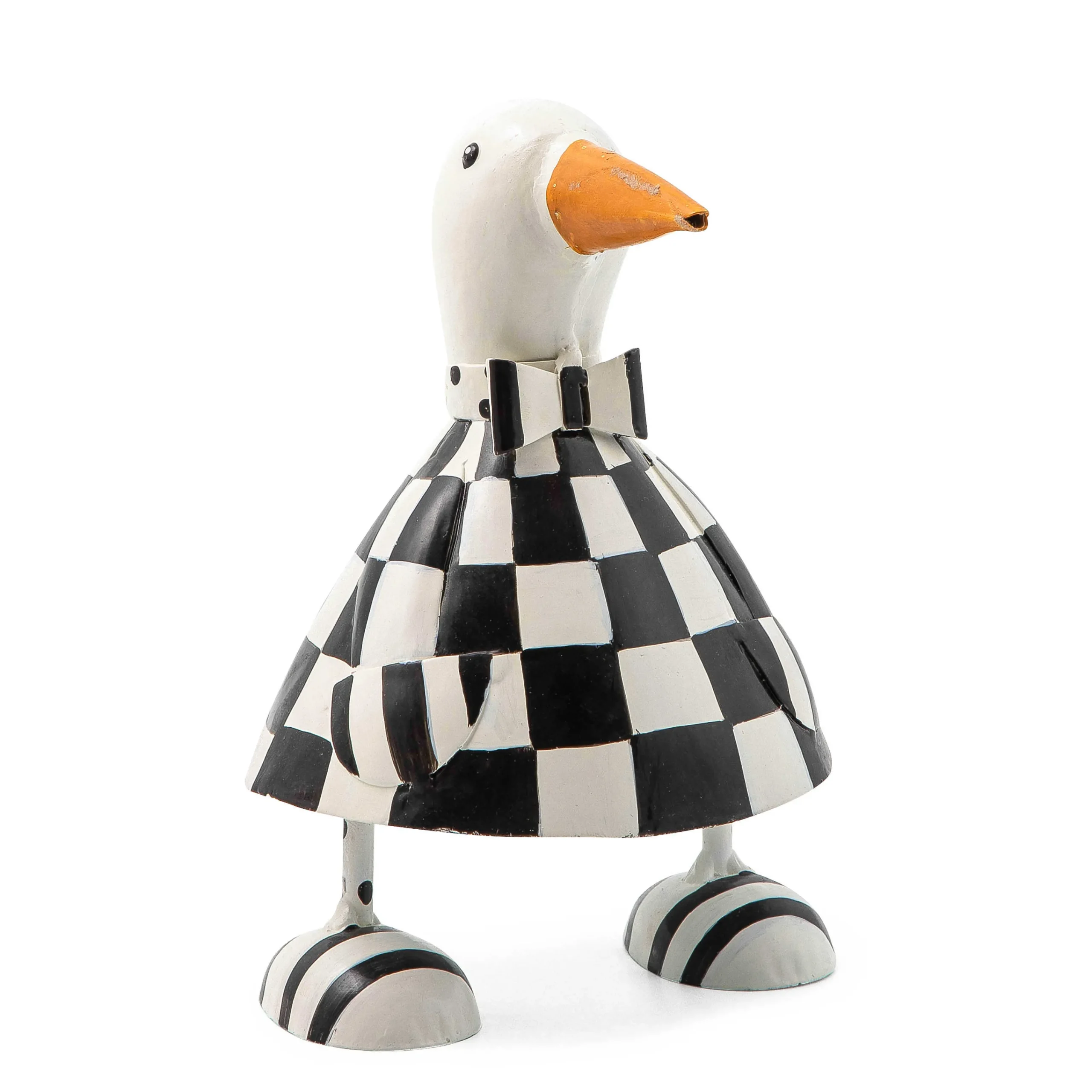 MacKenzie-Childs Checked Metal Goose| Spring|Outdoor