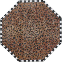 MacKenzie-Childs Cheetah 6' Octagon Washable Rug| Rugs