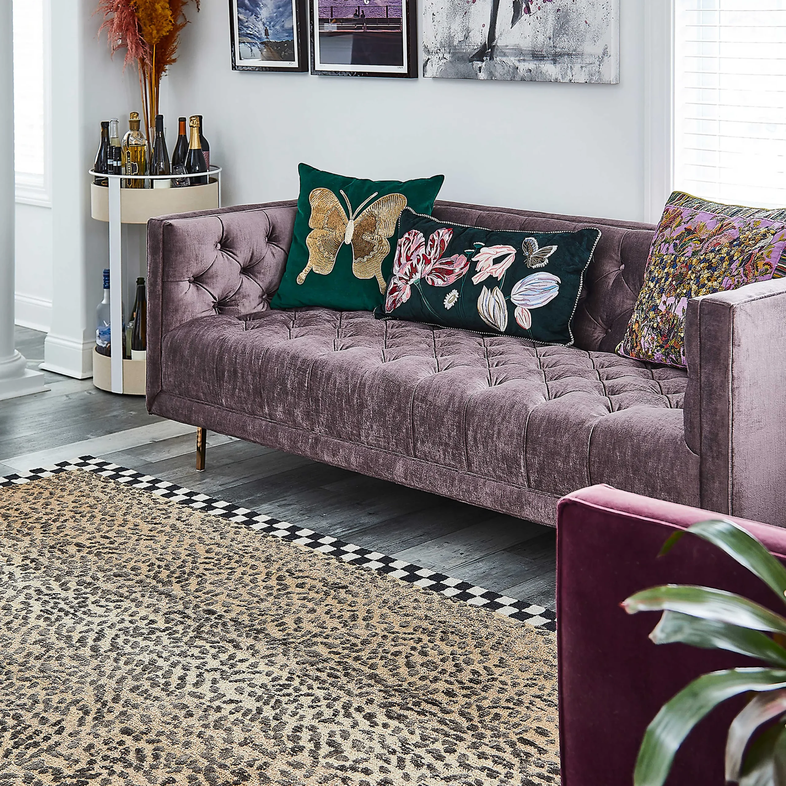 MacKenzie-Childs Cheetah 5' x 8' Rug| Rugs