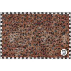 MacKenzie-Childs Cheetah 2' x 3' Washable Rug| Rugs