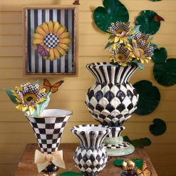 MacKenzie-Childs Cheltenham Ceramic Thistle Urn| Spring|The Fall Shop