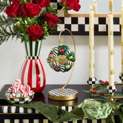 MacKenzie-Childs Classic Courtly Ornament Stand| Holiday|Room Accents